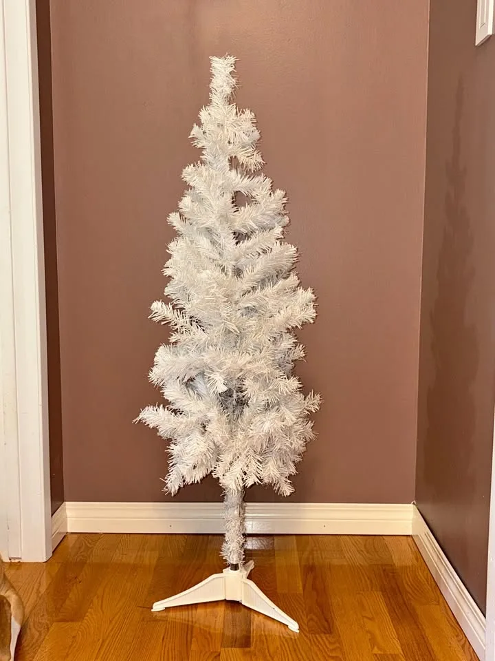 Small/Mini White Christmas Tree Approx 47"