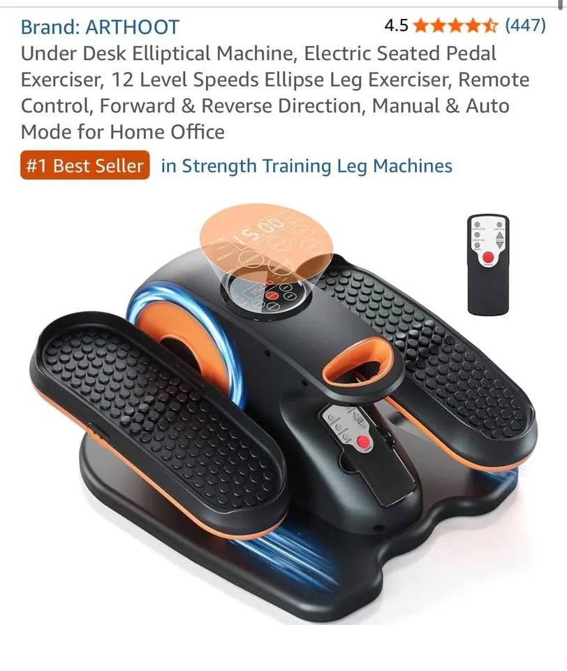 Under Desk Elliptical Machine image indicator(3)