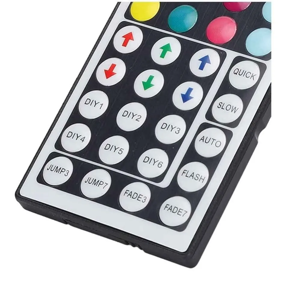 44 Key Remote Controller for 5050 2835 Light Strips whit battery image indicator(3)