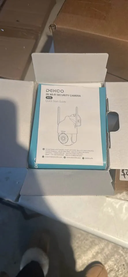 DEKCO 2K HD Outdoor Security Camera image indicator(2)