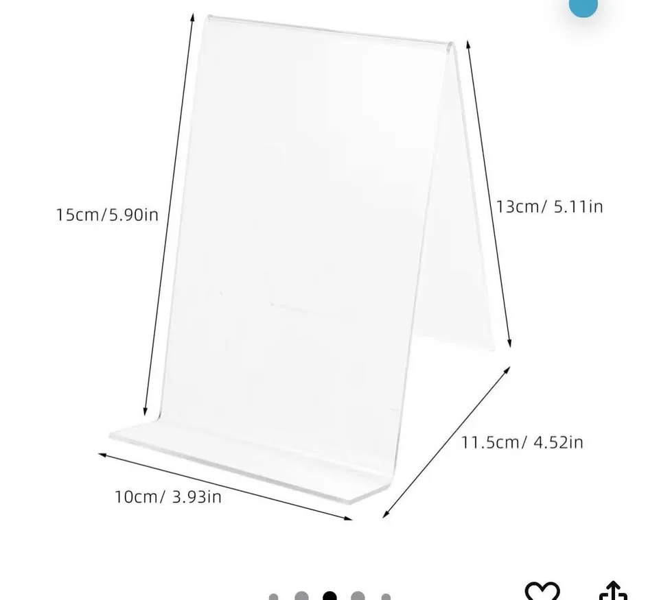 Cabilock 5 Pack Acrylic Display Stand image indicator(2)
