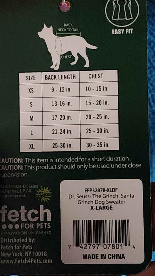 XL UGLY SWEATER FOR DOGS - photo 2
