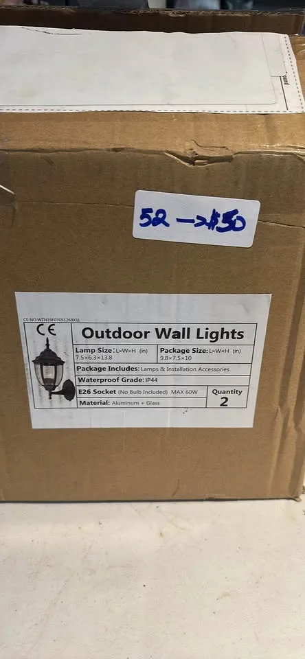 Outdoor Wall Lantern, Wall Sconce as Porch Lighting image indicator(2)