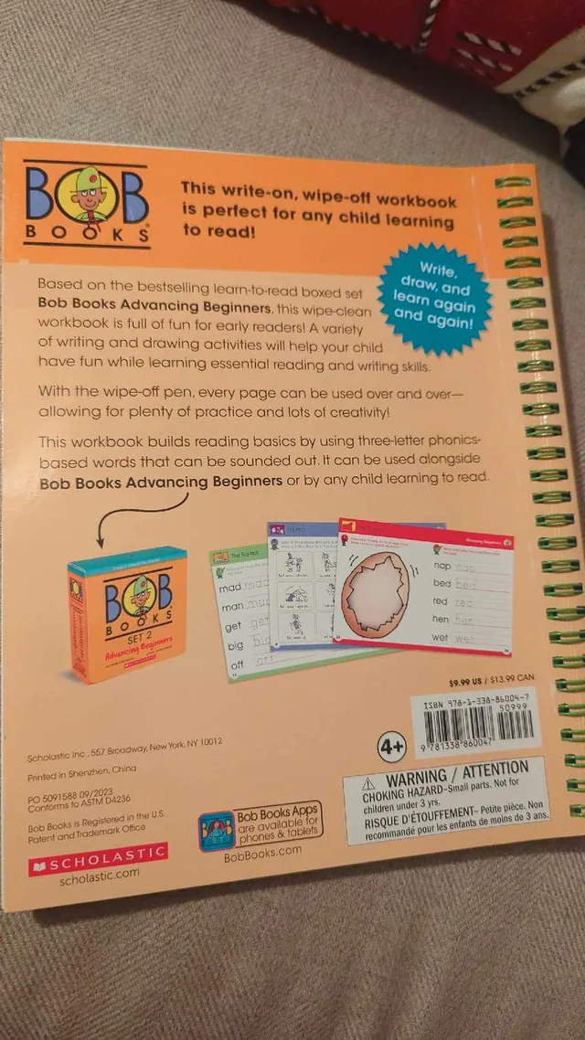 Scholastic Bob Books Advancing Beginners Workbook image indicator(2)