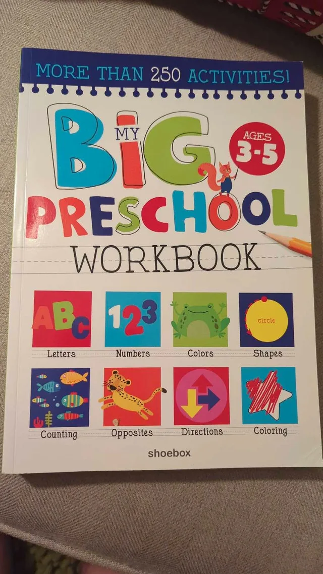 Shoebox My Big Preschool Workbook - Ages 3-5 thumbnail