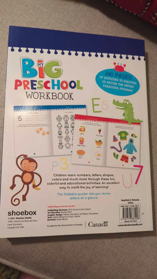 Shoebox My Big Preschool Workbook - Ages 3-5 image indicator(2)