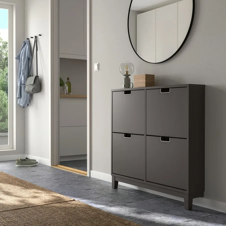 Shoe cabinet with 4 compartments image indicator(4)