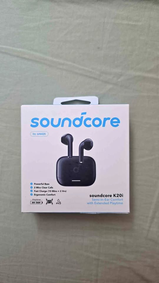 Soundcore earbuds K20i **Brand New never used**