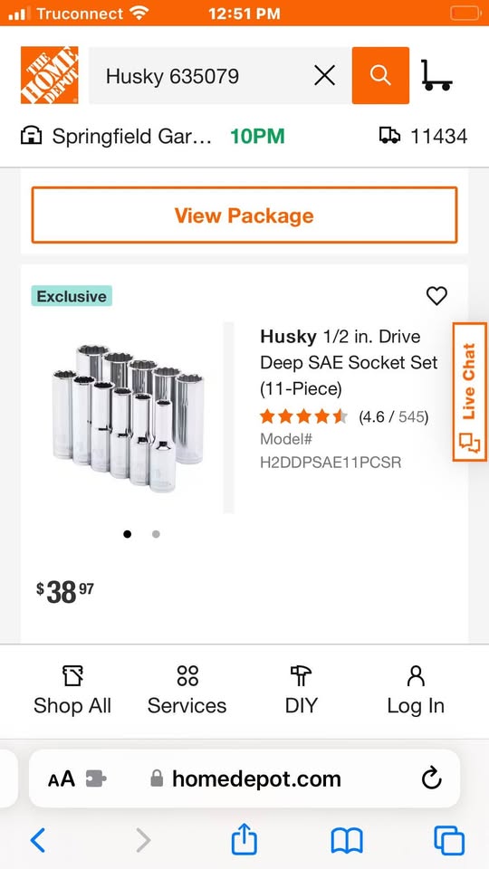 Husky Socket & Extensions Set - photo 2