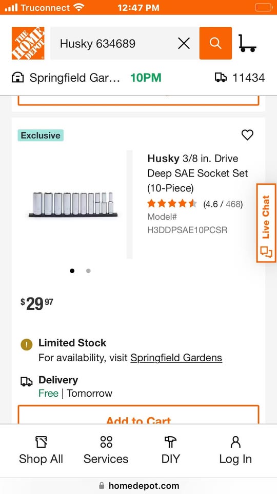 Husky Socket & Extensions Set - photo 3