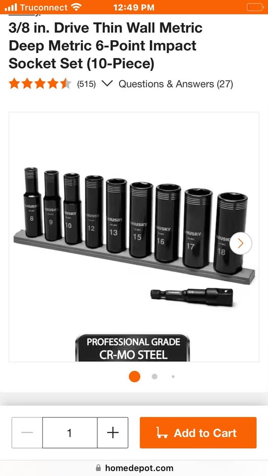 Husky Socket & Extensions Set - photo 4