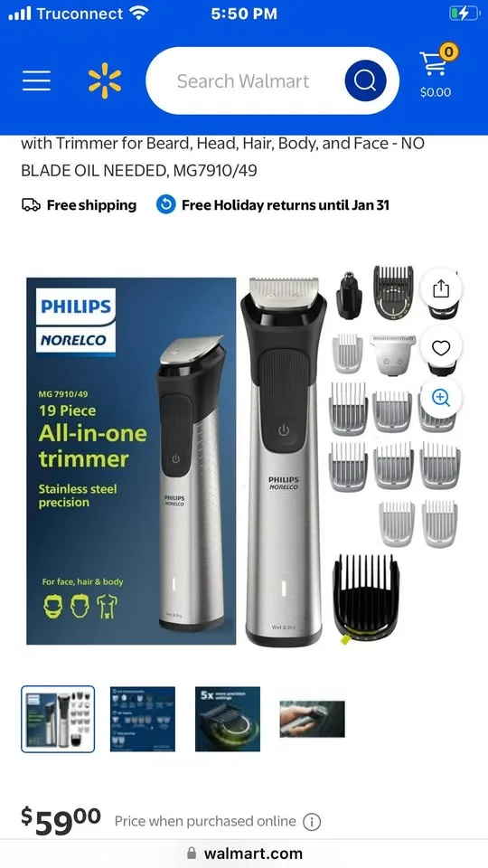 Hair Trimmer image indicator(2)