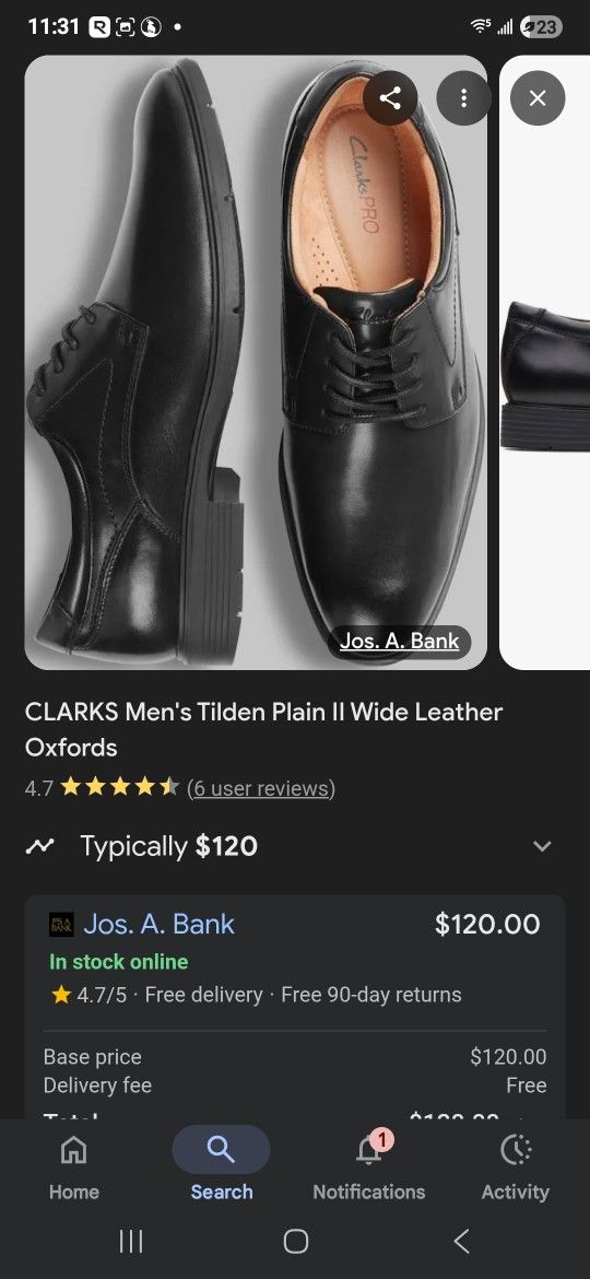 Clarks Tilden Plain $45. - photo 3