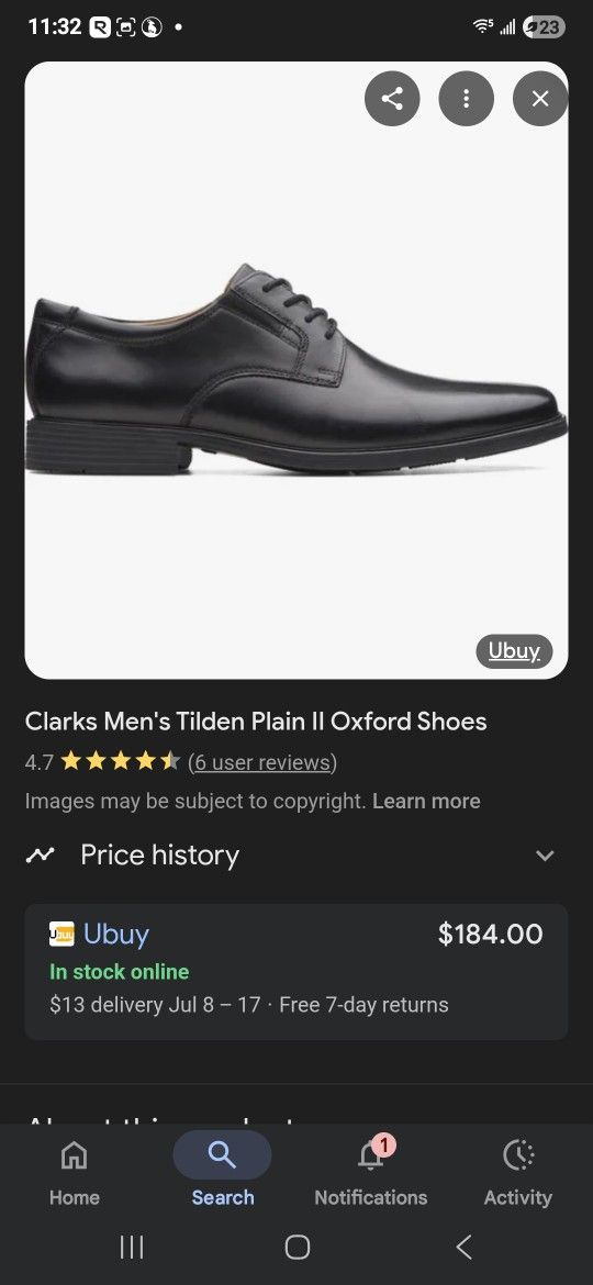 Clarks Tilden Plain $45. - photo 4