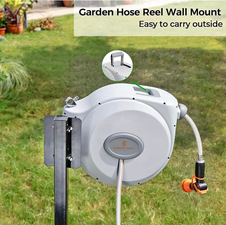 Giraffe Tools Retractable Garden Hose Reel thumbnail