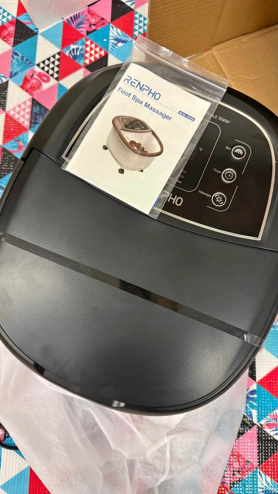 RENPHO Foot Spa Bath Massager – Shiatsu, Bubble Jets thumbnail