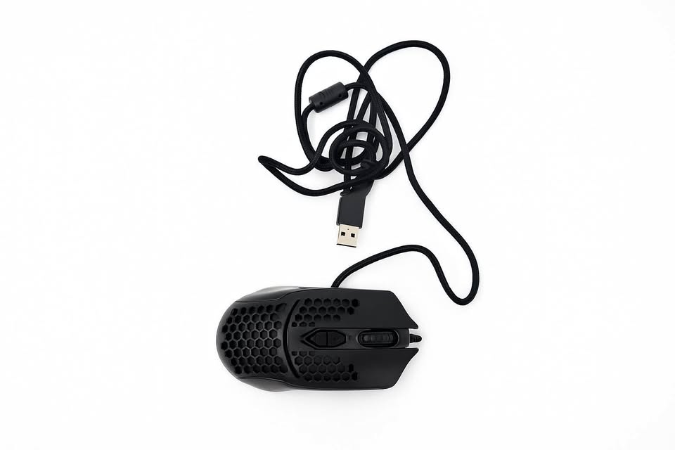 Lightweight Wired Gaming Mouse – RGB & Adjustable DPI