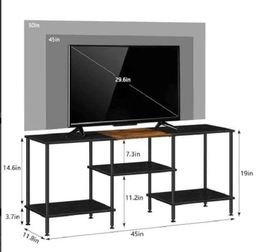 Luplom TV Stands for Living Room 50 inch image indicator(6)