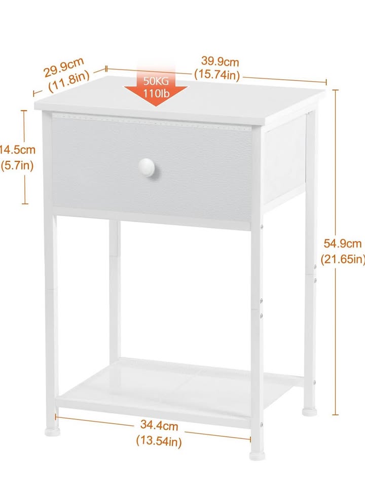 New Nightstand Set of 2 – Sturdy, Stylish & Space-Smart! - photo 5