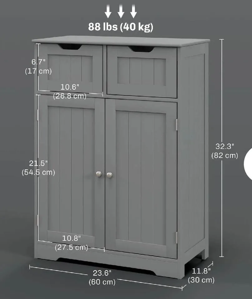 New sleek storage organzier bathroom cabinet image indicator(3)