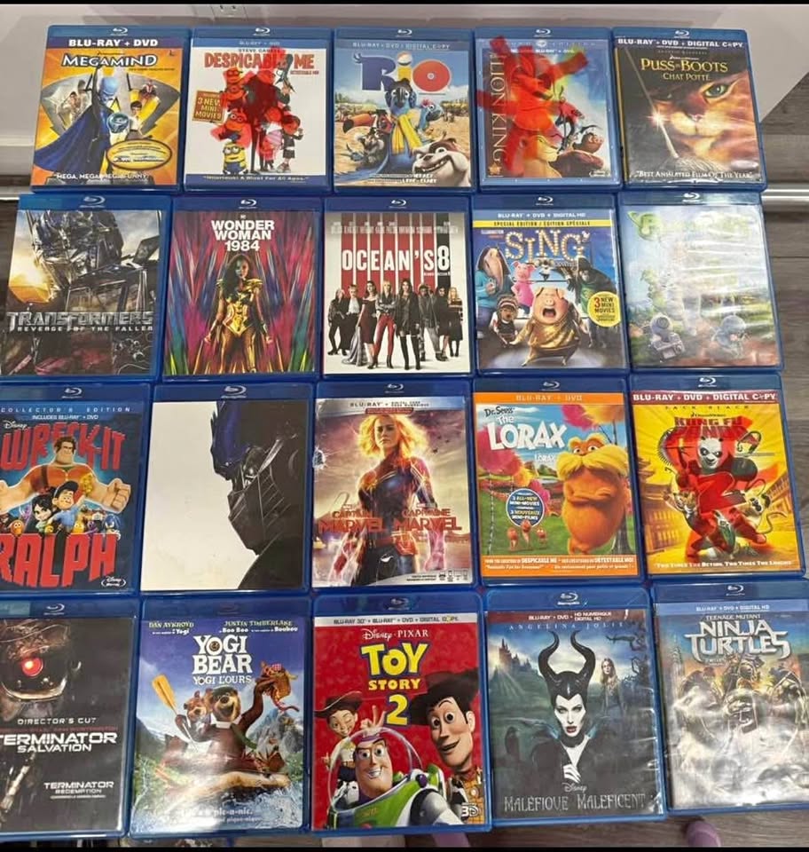 DVD/Blu-ray Movie Collection + DVD Player - 110+ Movies | Karrot