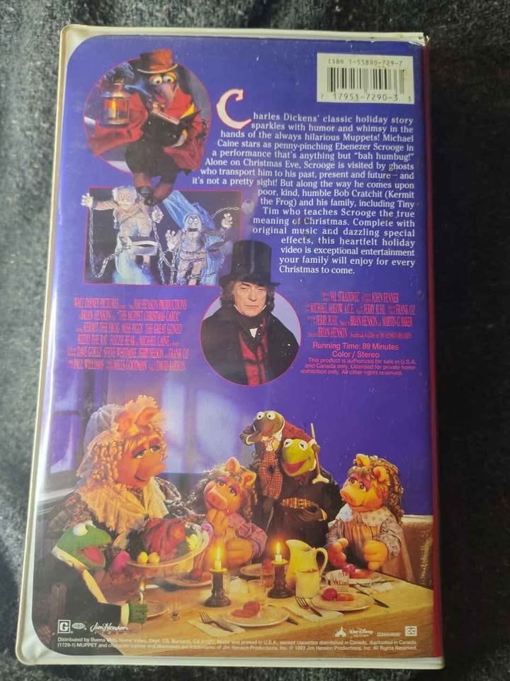 Vhs the Muppet Christmas carol - photo 3