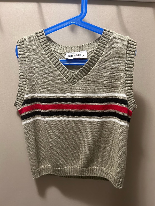Children Kids Sleeveless Sweater