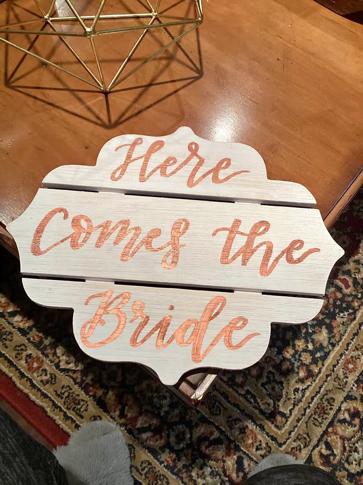 Wooden Wedding Signage