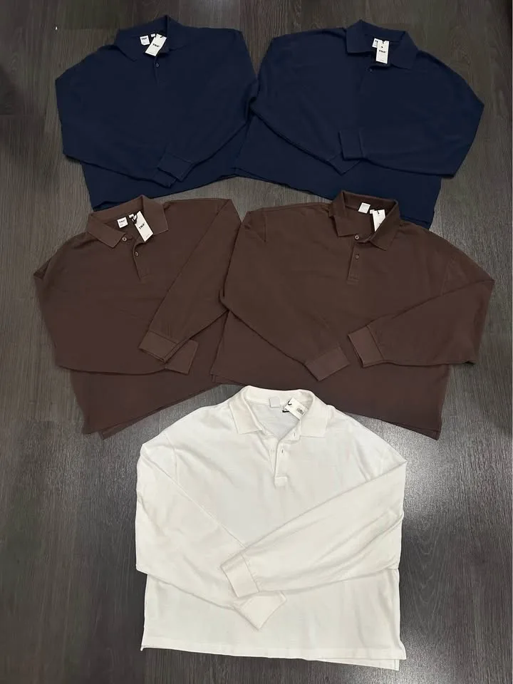 Aritzia Tourney Polo Longsleeve Size S, M NWT image indicator(2)