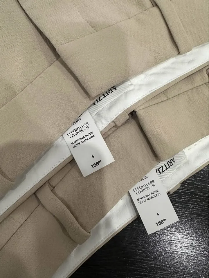 Aritzia Effortless Pants Low Rise Size 6 NWT image indicator(3)