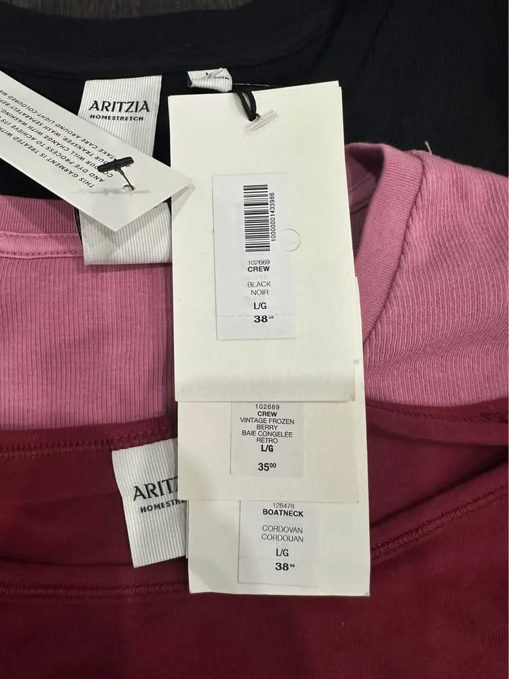 Aritzia Homestretch Longsleeve Size L NWT image indicator(2)