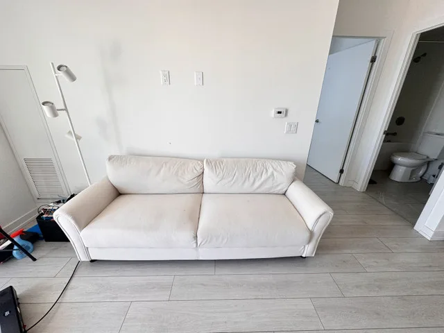 Velvet round arm sofa image indicator(4)