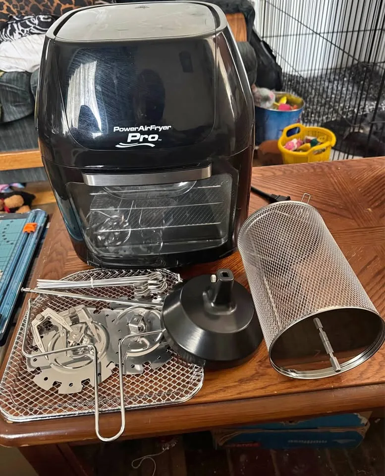 Pro Power air fryer with rotisserie thumbnail