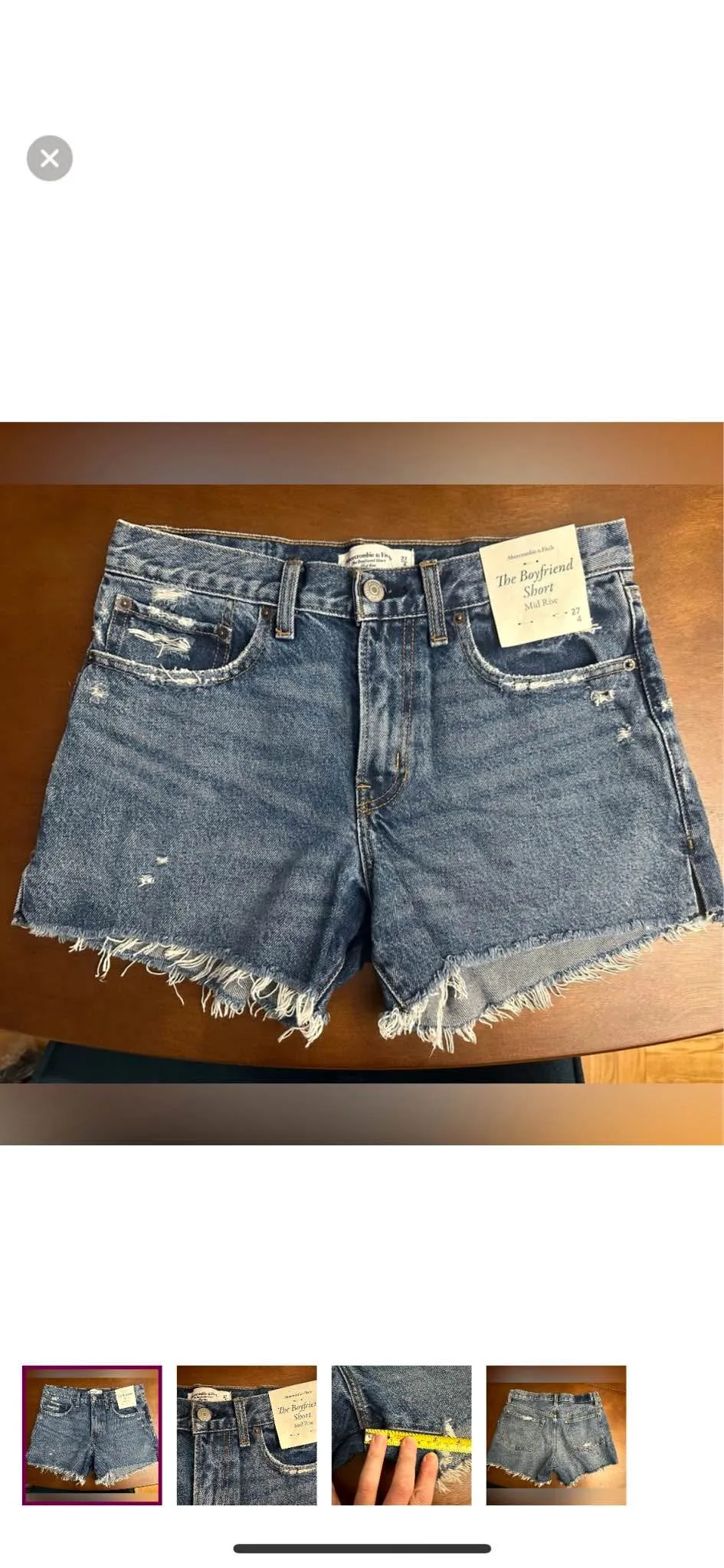 Abercrombie & Fitch boyfriend shorts thumbnail