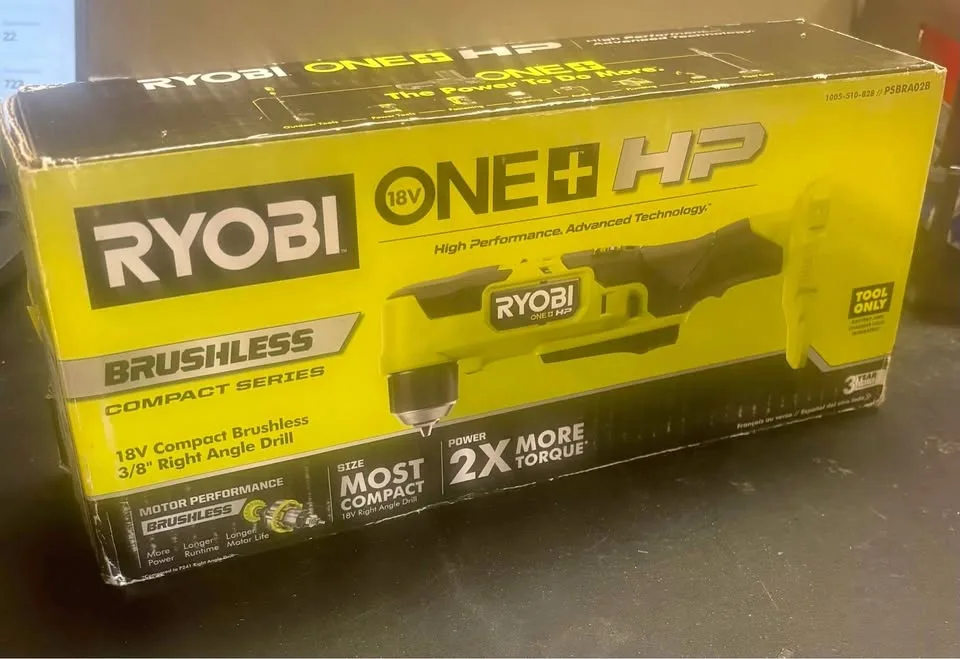 RYOBI angle drill