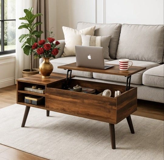 Lift Top Coffee Table with Storage