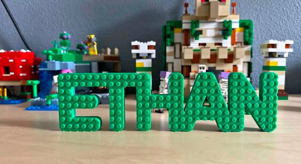 Custom Lego Name Plates / Room Signs