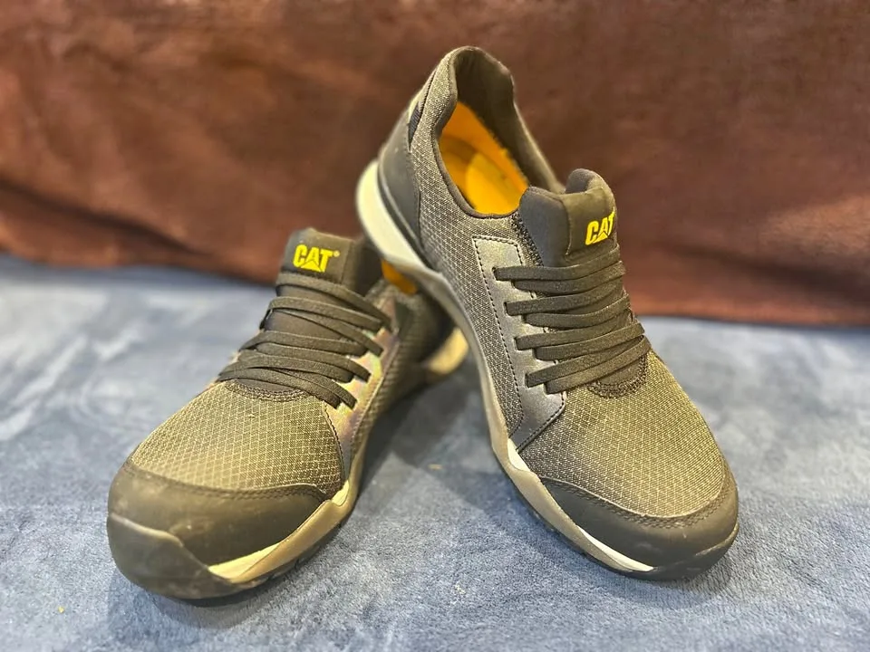 Caterpillar Women's steel Toe Black Work Shoes P311387 thumbnail