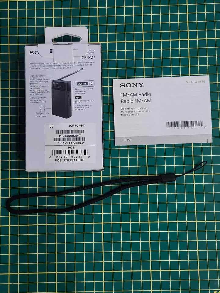 Sony ICF-P27 Portable AM/FM Radio image indicator(8)