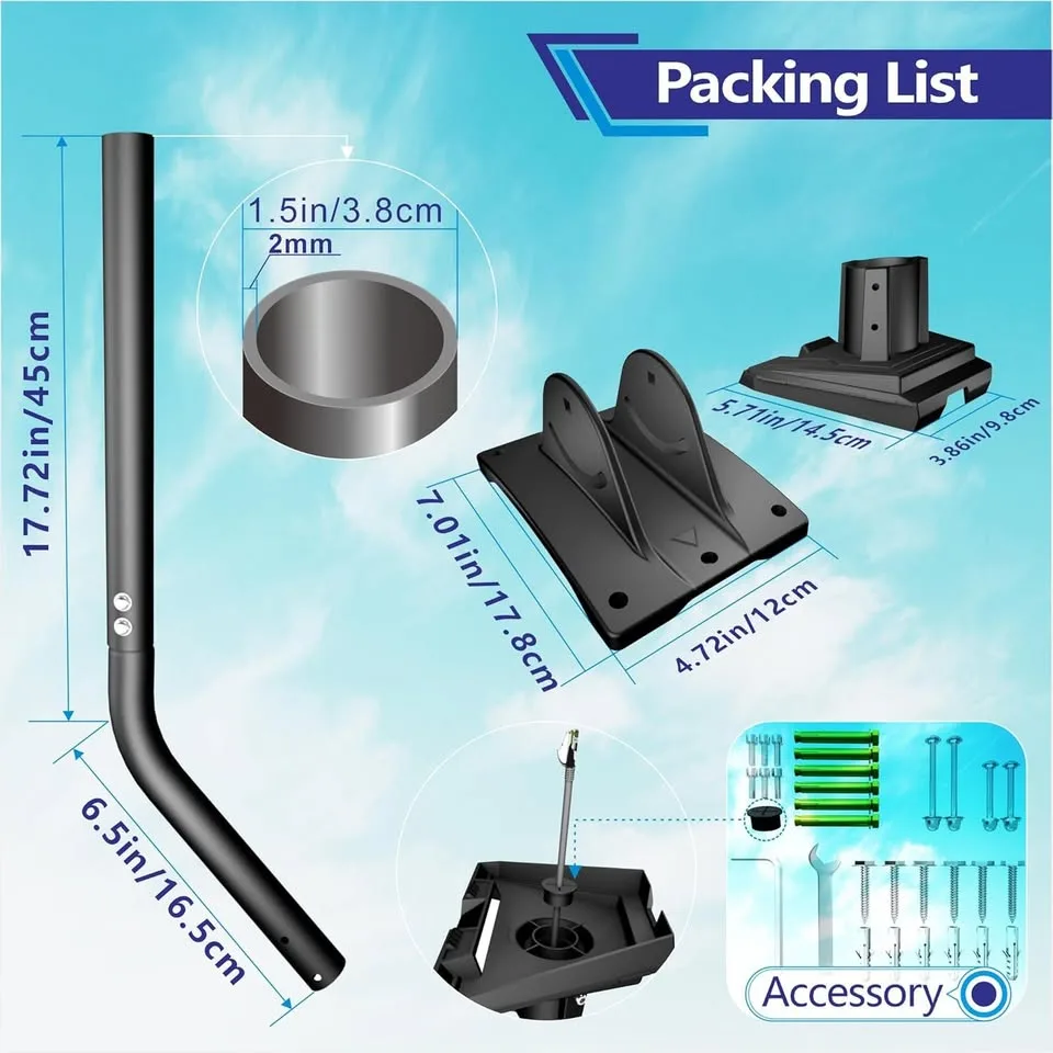 🛰️ PIEKEDS Starlink Gen 3/V3 Adjustable Mount – Brand New image indicator(5)