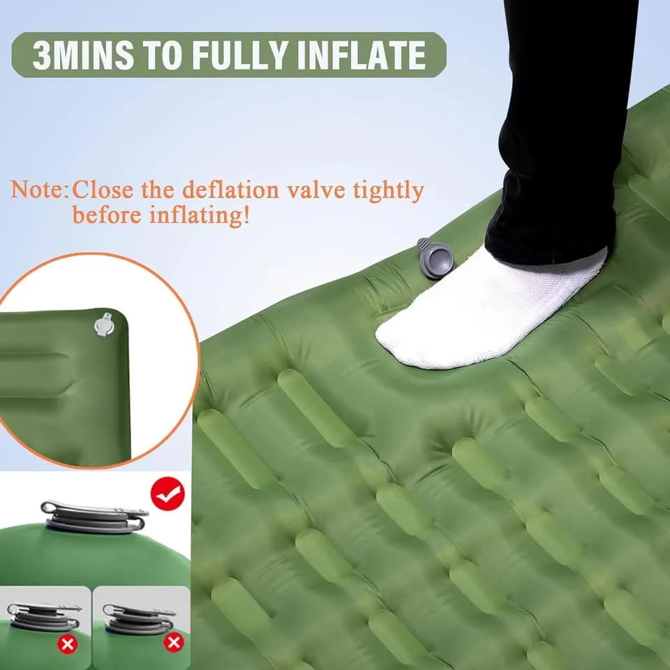 🏕️ ZRCOHU 5-Inch Double Camping Air Mat... image indicator(3)