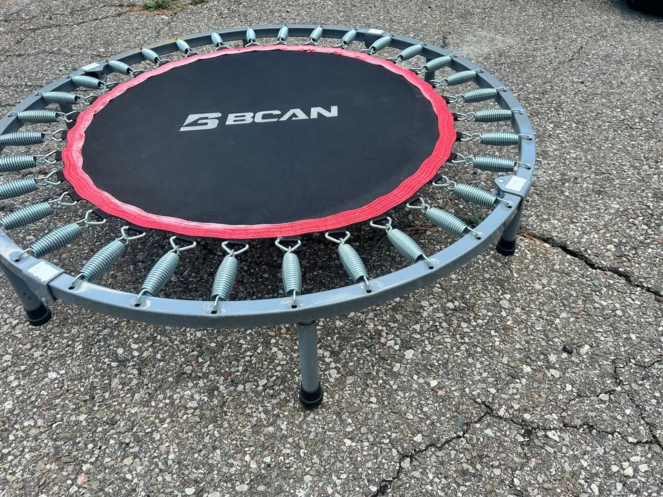 BCAN Fitness Trampoline w/ Handrail - Good Condition! - photo 3