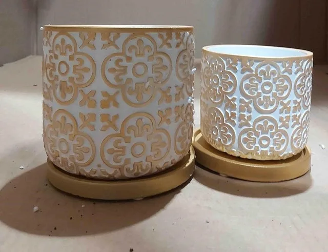 Ceramic Planters for Indoor Plants, 6/4.7 Inch thumbnail