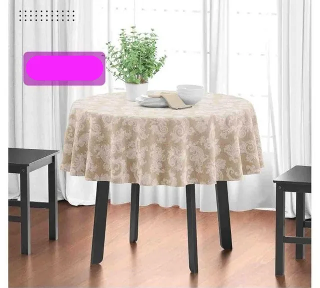 Encasa XO Table Cloth 145 cm-Round (57 in-Round) thumbnail