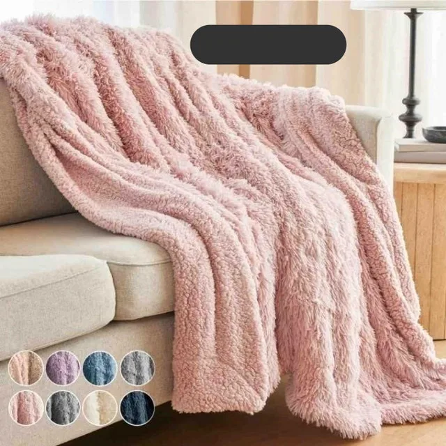 Blanket Soft Fluffy Room Decor for Bed, 65x50, thumbnail