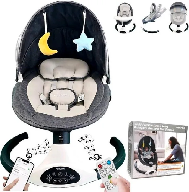 P@B PBell Electric Baby Swing for Infants thumbnail