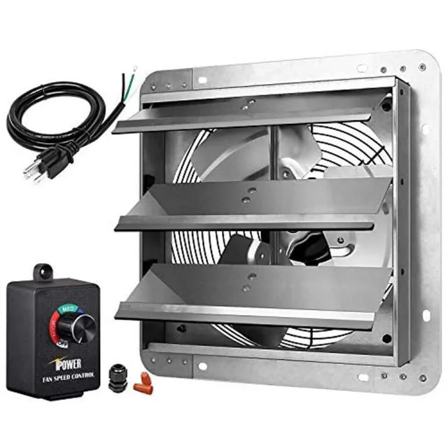 iPower 12 Inch Wall Mounted Shutter Exhau thumbnail