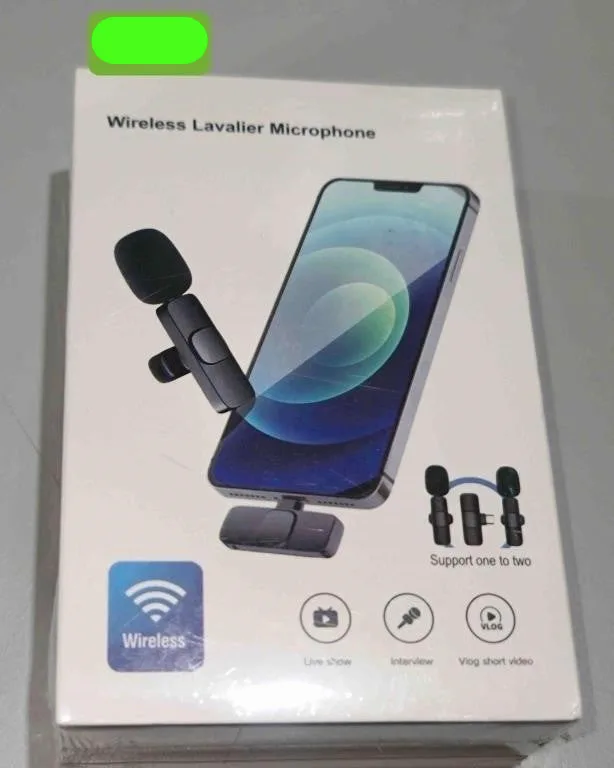 Wireless Lavalier Microphone Mini Mic with Plug and Play, Noise thumbnail