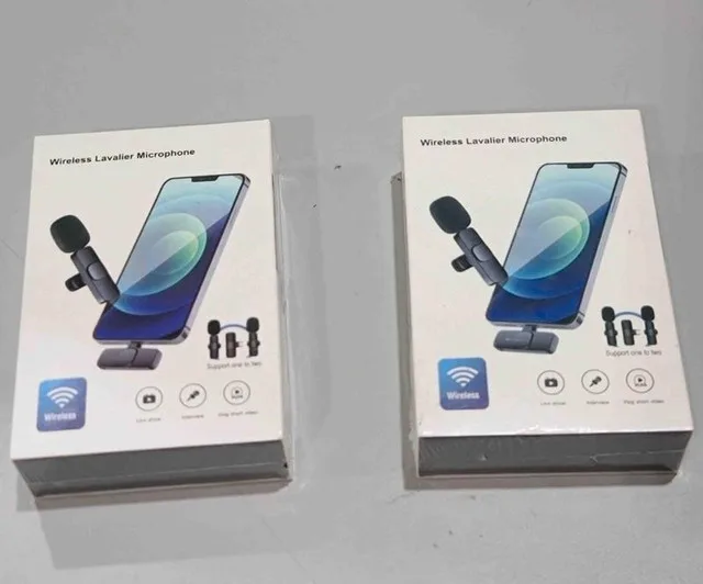 Wireless Lavalier Microphone Mini Mic with Plug and Play, Noise image indicator(2)