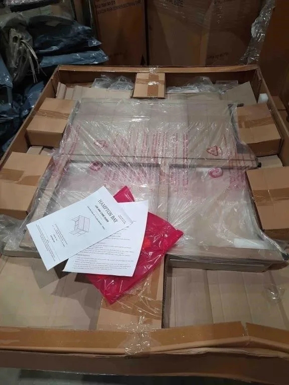 Hampton Bay Ashford Park Hand Painted Steel Fo image indicator(2)